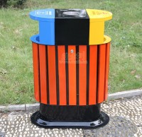 環(huán)保鋼木垃圾桶