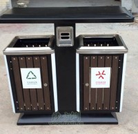 環(huán)衛(wèi)鋼木垃圾桶