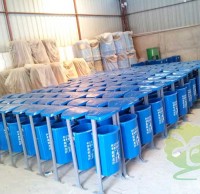 戶外街道環(huán)保玻璃鋼分類垃圾桶