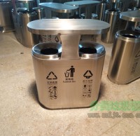 室內(nèi)機(jī)場(chǎng)不銹鋼分類垃圾箱