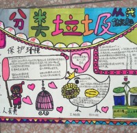 二年級垃圾分類手抄報