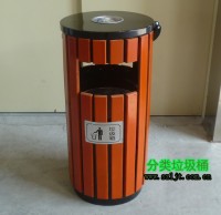 戶內(nèi)圓筒鋼木果皮箱