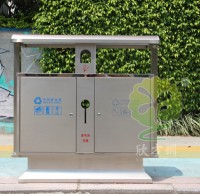不銹鋼戶(hù)外街道分類(lèi)垃圾桶
