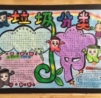 小學(xué)生提倡垃圾分類手抄報