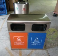 戶外環(huán)保不銹鋼分類垃圾桶