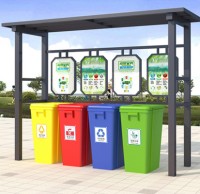 農(nóng)村戶外生活垃圾分類亭廠家
