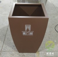 戶外高檔烤漆不銹鋼花箱
