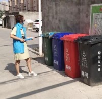 清潔轄區(qū)垃圾桶，營造分類好環(huán)境