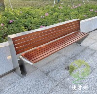 室外小區(qū)公園庭院不銹鋼休閑座椅坐凳