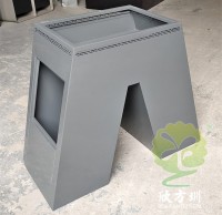 戶外公園廣場(chǎng)噴塑鍍鋅板花盆花箱