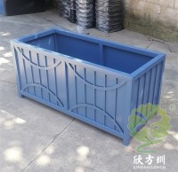 戶外隔斷長(zhǎng)方形烤漆不銹鋼花箱