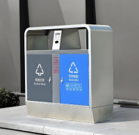 環(huán)衛(wèi)雙分類不銹鋼垃圾桶，為現(xiàn)代城市注入綠色靈魂