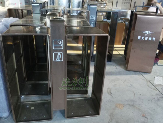 戶外分類垃圾桶工廠生產(chǎn)圖